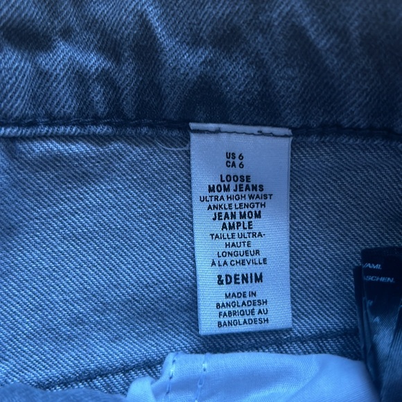 Grey H&M Mom Jeans - Picture 2 of 3